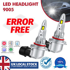 2X 9005 HB3 H10 LED Headlight Bulbs Kit Car Canbus Error Free High/Lo Beam 6000K