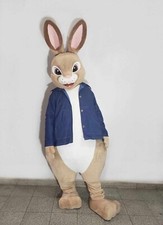Easter Bunny Costume Brown Rabbit Mascot Fancy Dress Outfit Kids Party Mascots