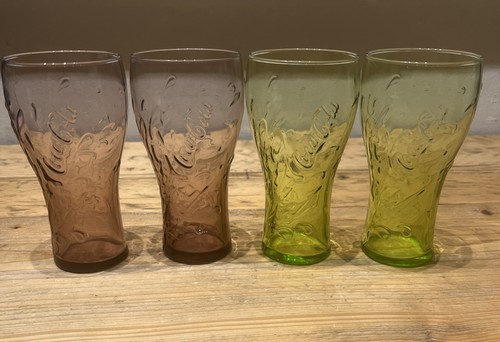 Coca cola embossed green - cola, /