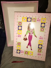 Rare Barbie Photo outfits large Storage Box Mattel dolls toys collection 