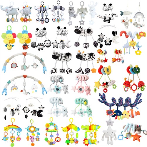 Baby crib hanging rattles - baby, toys