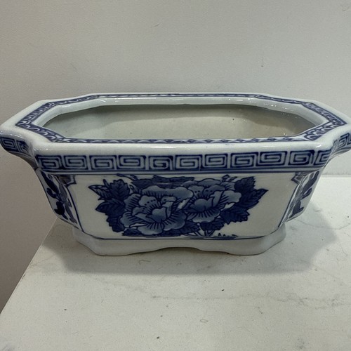 Vintage chinese blue white - vintage,