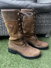 Ariat Wythburn Ladies Brown Lace Up Country Boots Size 6.5