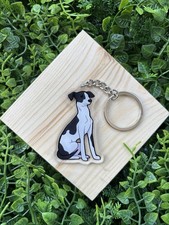 White And Black Lurcher