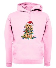 Golden Retriever Dog Christmas - Adult Hoodie / Sweater - Xmas Dog Breed Love