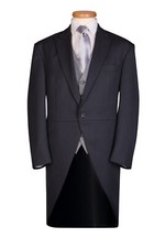 Grey herringbone tailcoat - grey,