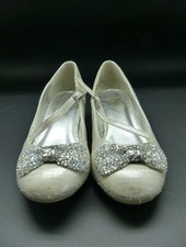 Monsoon Heel Bridesmaid Shoes Wedding Party Silver Sparkle EUR 34 UK 2