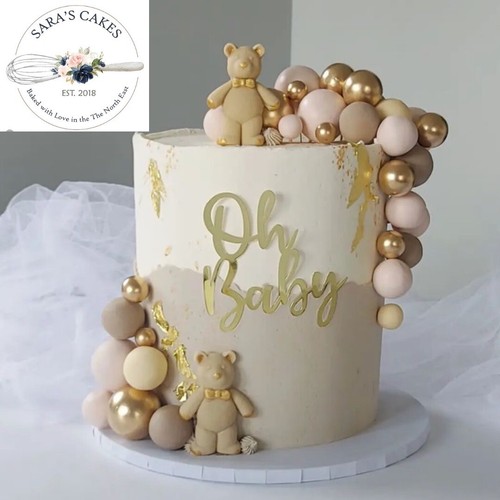Baby party cake topper - topper,