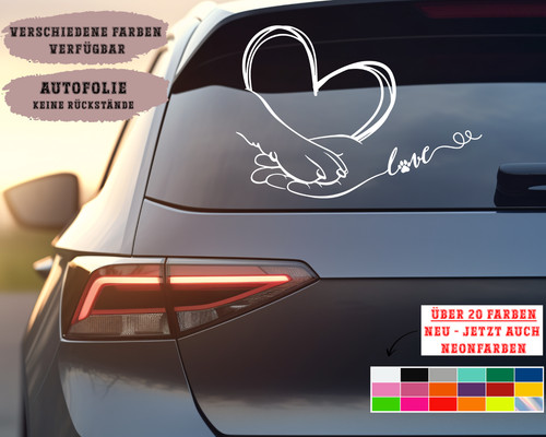1894 car sticker paw - , in