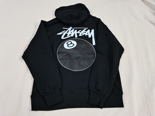 Stussy black hooded sweatshirt