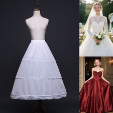 3-Hoops Petticoat White