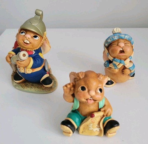 Pendelfin rabbits - 3x,