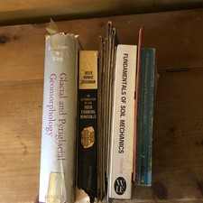 11 Vintage Books/maps On Geology/soil Formation