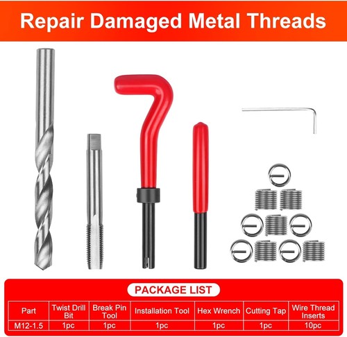 15pc m12 thread - m12, x
