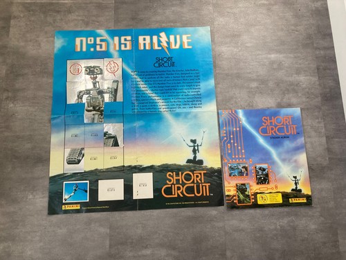Panini short circuit sticker - panini,