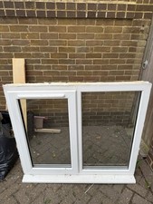 UPVC external window size 1195mm x 1040mm with window seal White Single Opener