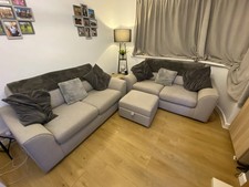 Two Large 2 Seater Dfs Sofas