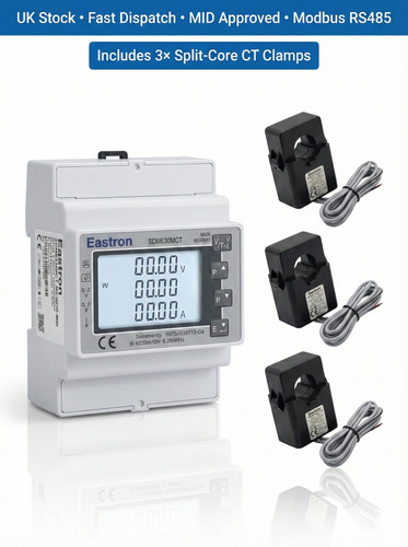 Eastron sdm630mct phase - 3-phase, mid