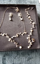 boxed Jon Richard Jewellery Set, Necklace, Bracelet & Earrings 