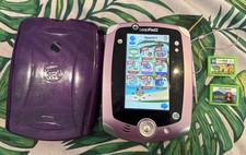 Leap frog LeapPad 2 Kids Learning Tablet Purple Disney Fairies Brave Bundle Used