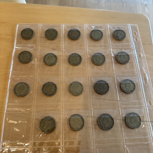 George brass threepence - brass,
