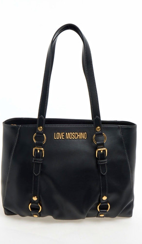 Love moschino black faux - moschino,