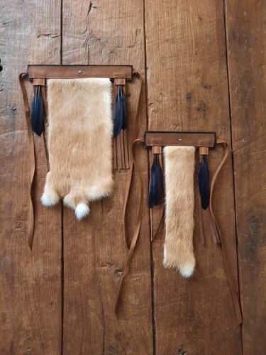 Loin cloth unisex - cloth, leather
