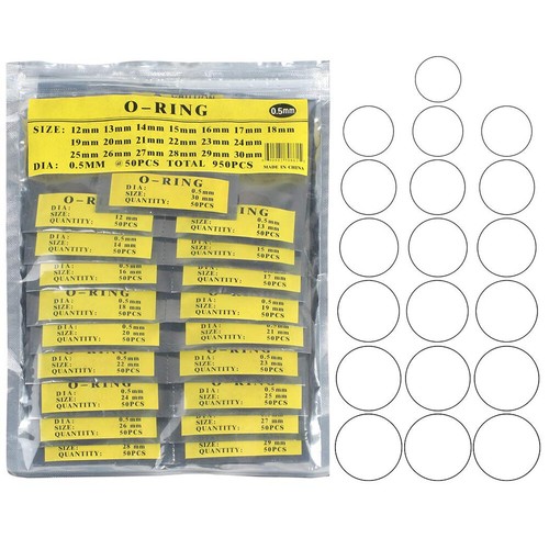950x rubber ring 5mm - rubber, o-ring