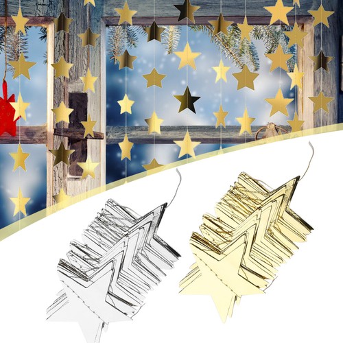 Silver gold bunting garland - bunting,
