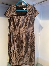 HEINE SINGH MADAN Size 14 Brown Shift Dress - Brand New