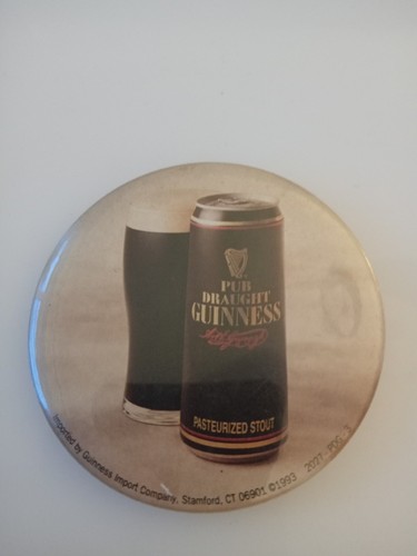 Vintage guinness safety pin - guinness,