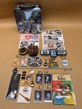 Joblot of  The Beatles Memorabilia With Yellow Submarine Finder Brass Compass
