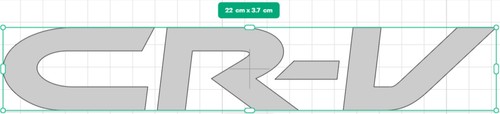 Honda decal sticker - honda, (cr-v)