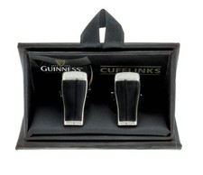 Guinness cufflinks pint - 3d,