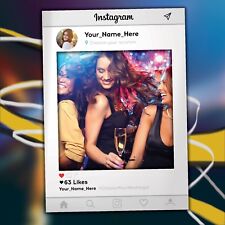 Instagram Selfie Photo Frame Board Social Media Party Cut Out Prop A0 A1 A2