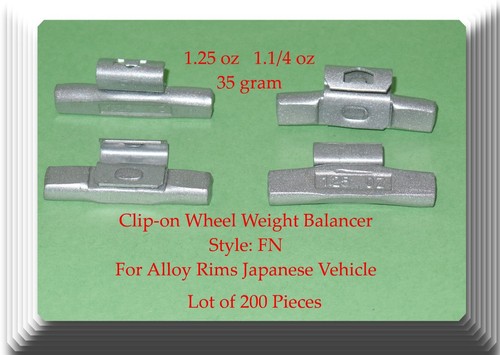 Clip on wheel weight - 1.25,