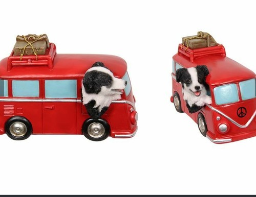 Red campervan volkswagen with - red,