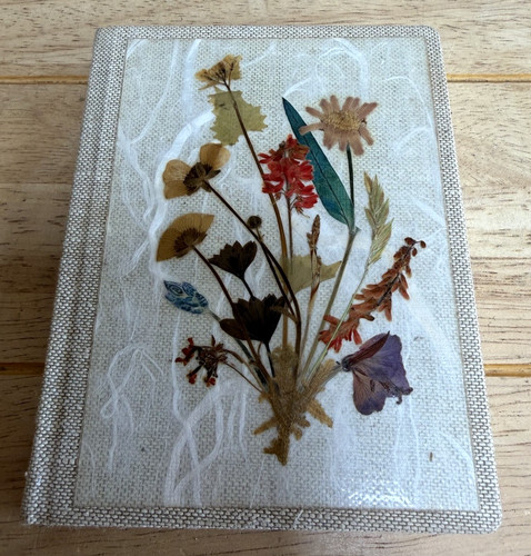 1980 real pressed flower - 1980’s,