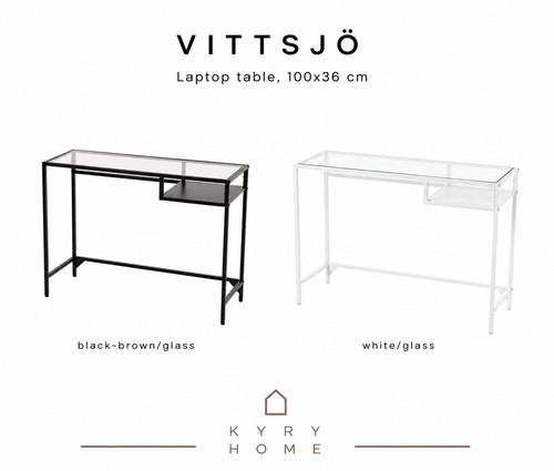 Ikea vittsjo laptop table - ikea,