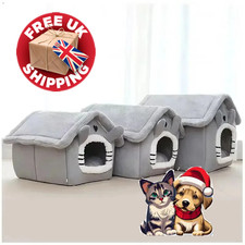 Pet Cat Kitten Dog Igloo Bed
