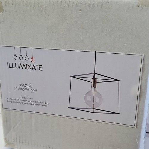Illuminate paola black - paola, pendant