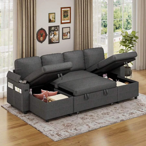 Seater corner sofa bed - 4,
