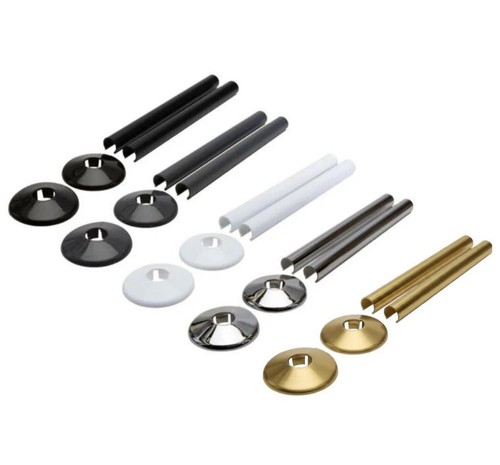 Radiator pipe covers white - radiator,