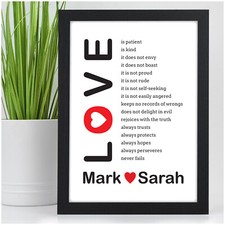 PERSONALISED Love Is Patient