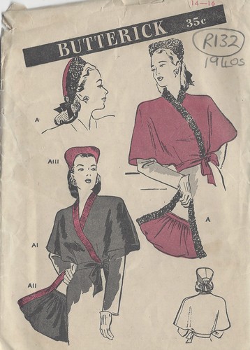 1940s vintage sewing pattern - 1940s,