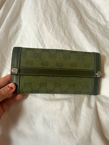 Gucci green monogram - gucci, gg