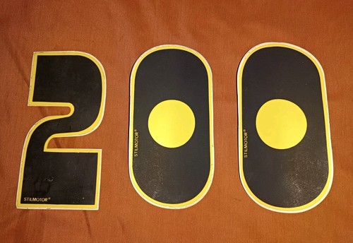 Decals 200 yellow black like - decals,