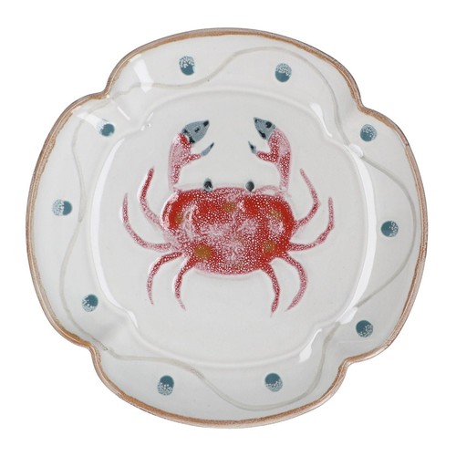 Large plate 20cm crab - plate,