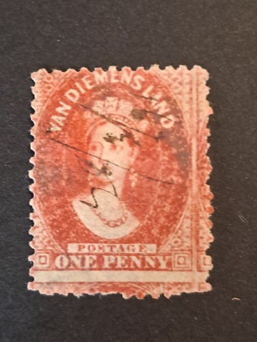 Stamp van diemens land - van,