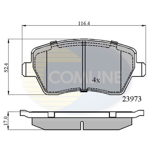 Brake pads set for - brake,